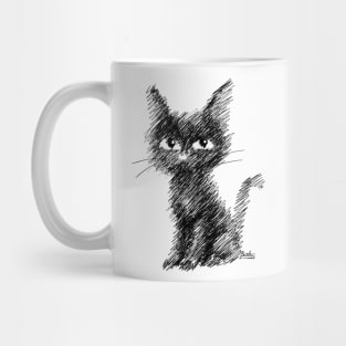 Doodle cat Mug